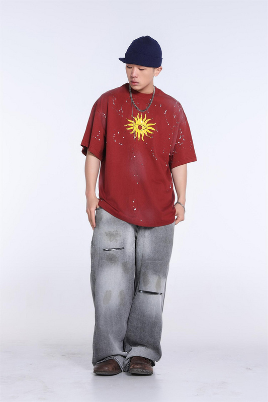 Футболка Gallery Dept Sun Eye "Red" фото № 5