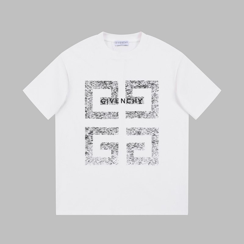 Футболка Givenchy Large Logo Print - Cotton "White" фото № 6