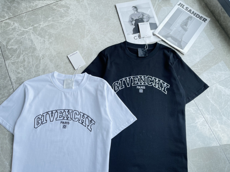 Футболка Givenchy Text In A Semicircle "White" фото № 3