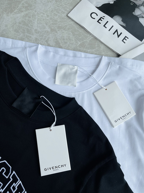 Футболка Givenchy Text In A Semicircle "White" фото № 9