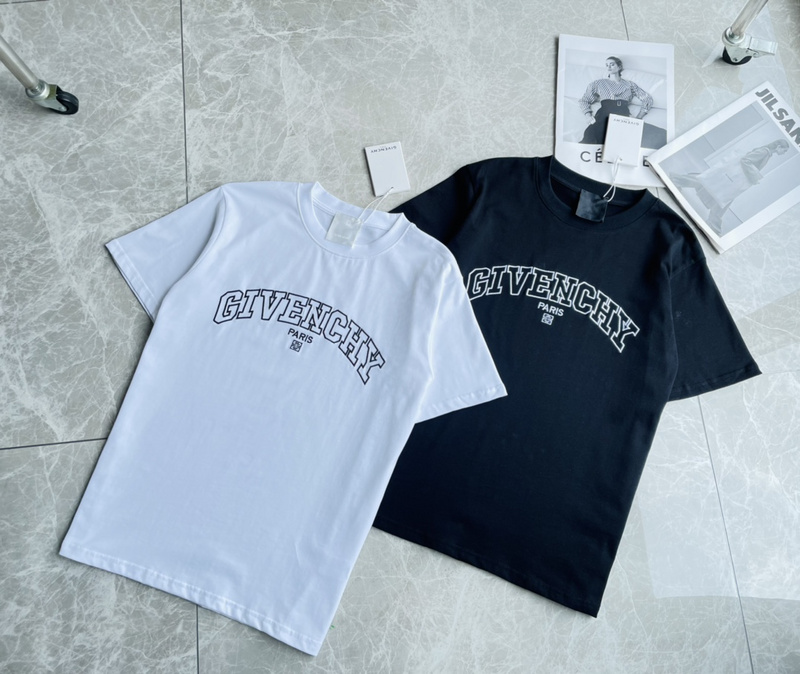 Футболка Givenchy Text In A Semicircle "White" фото № 8