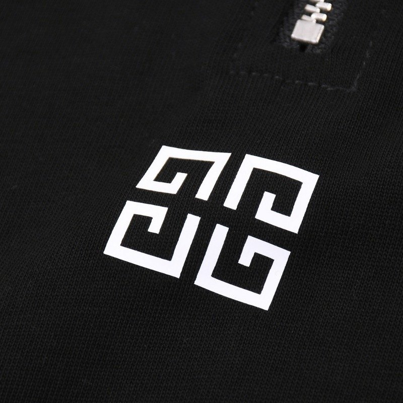 Футболка Givenchy With Logo ZIP "Black" фото № 5