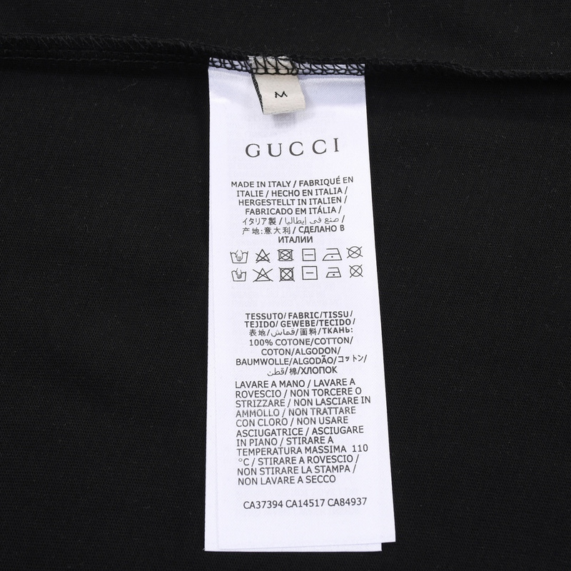 Футболка Gucci Print Hare In Headphones "Black" фото № 8