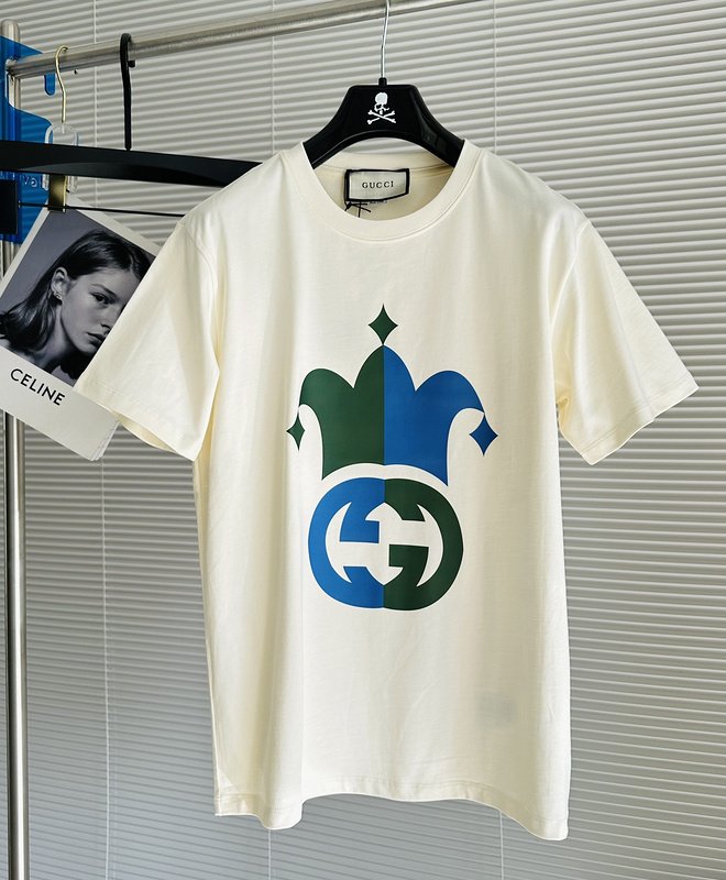 Футболка Gucci King And The Clown "Cream" фото № 2