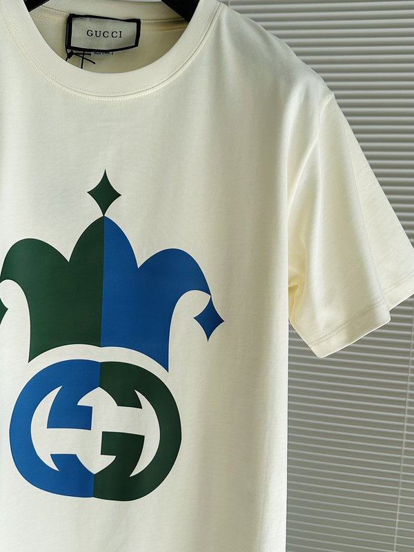 Футболка Gucci King And The Clown "Cream" фото № 4