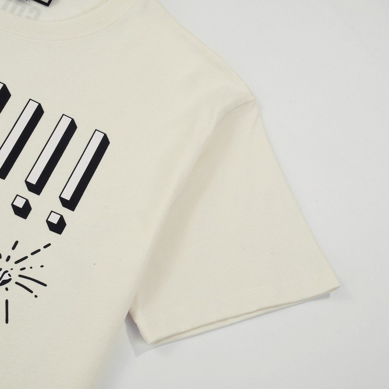 Футболка Gucci With Graphic Bomb Print "Cream" фото № 4