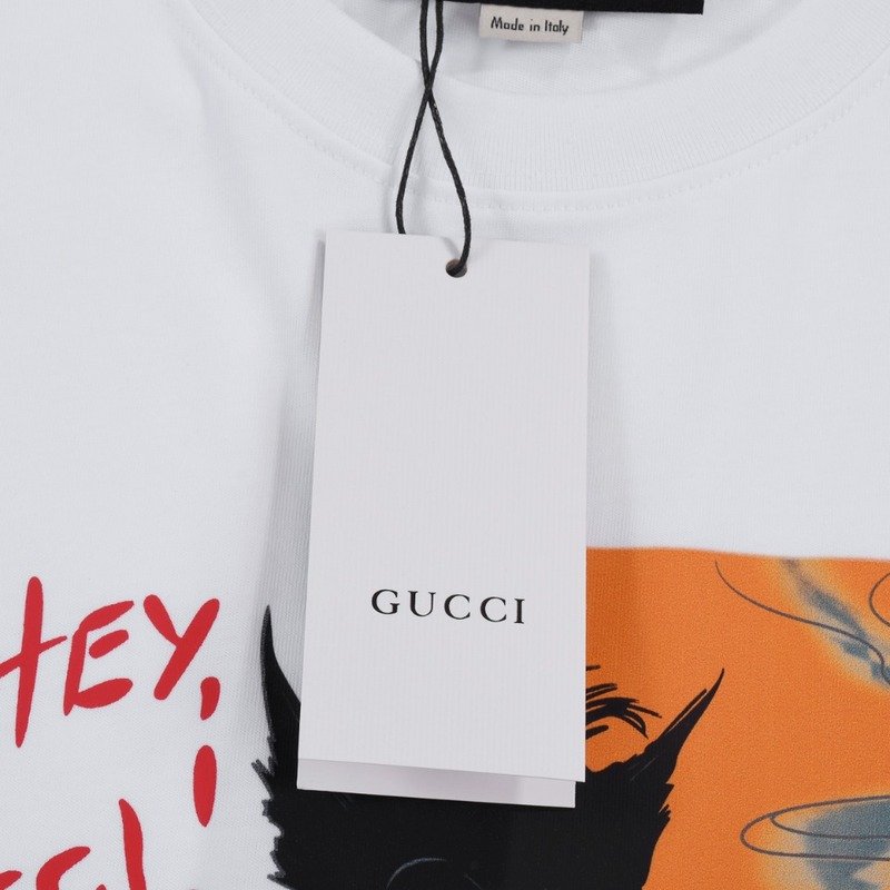 Футболка Gucci With Cartoon Print "White" фото № 4