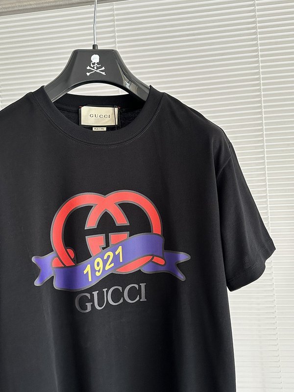 Футболка Gucci With Ribbon 1921 "Black" фото № 3