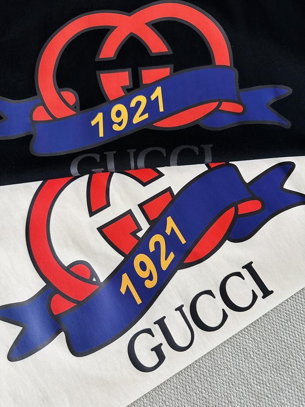 Футболка Gucci With Ribbon 1921 "Black" фото № 4