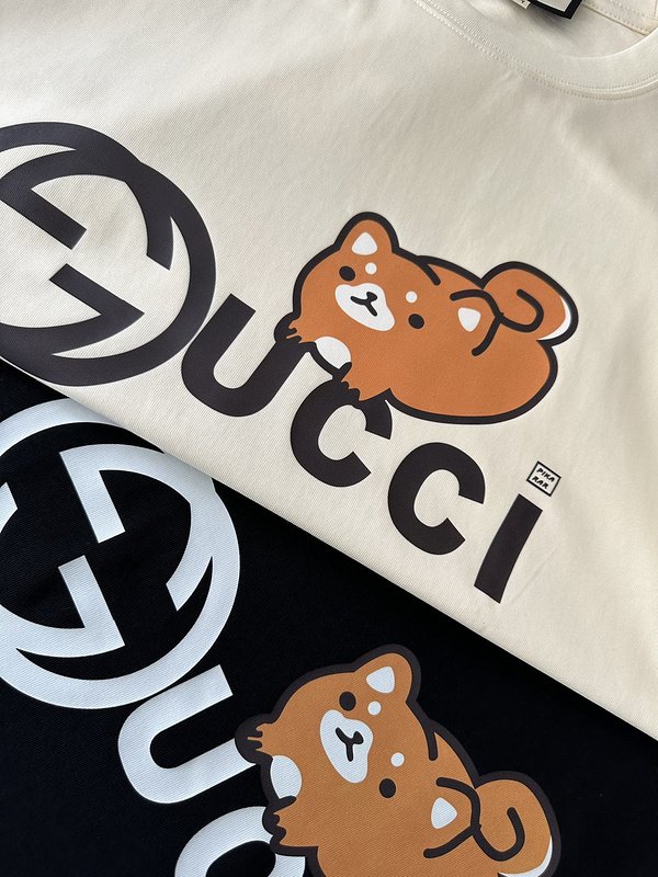 Футболка Gucci Multi-Print "Cream" фото № 3