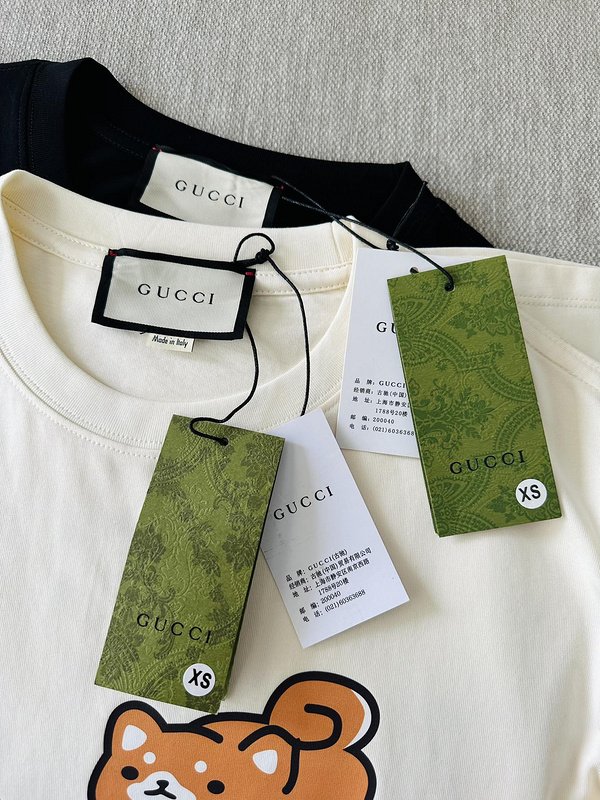 Футболка Gucci Multi-Print "Cream" фото № 4