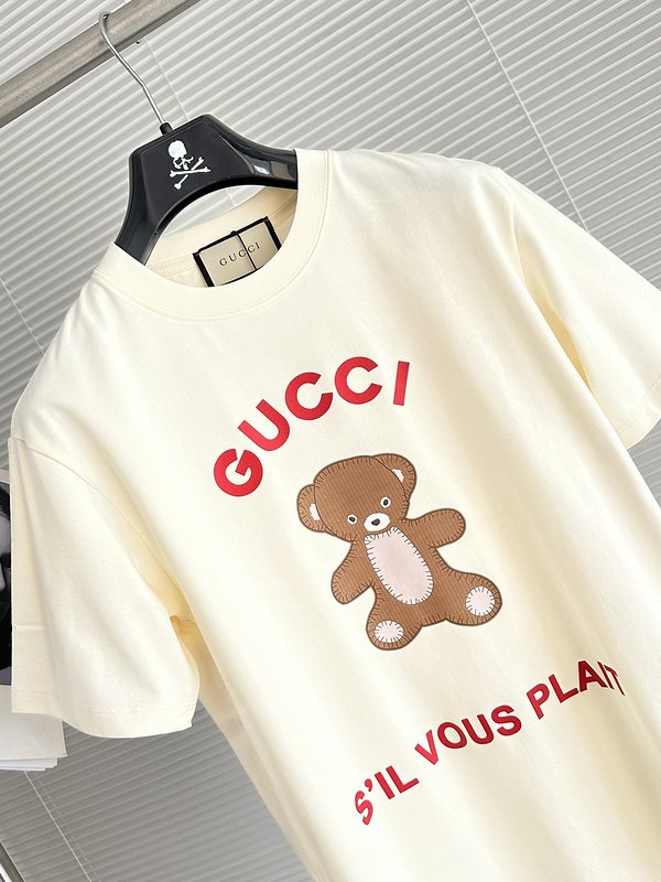 Футболка Gucci Sil Vous Plait "Cream" фото № 4