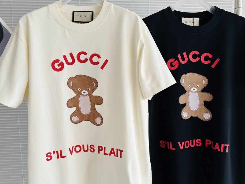 Футболка Gucci Sil Vous Plait "Cream" фото № 5