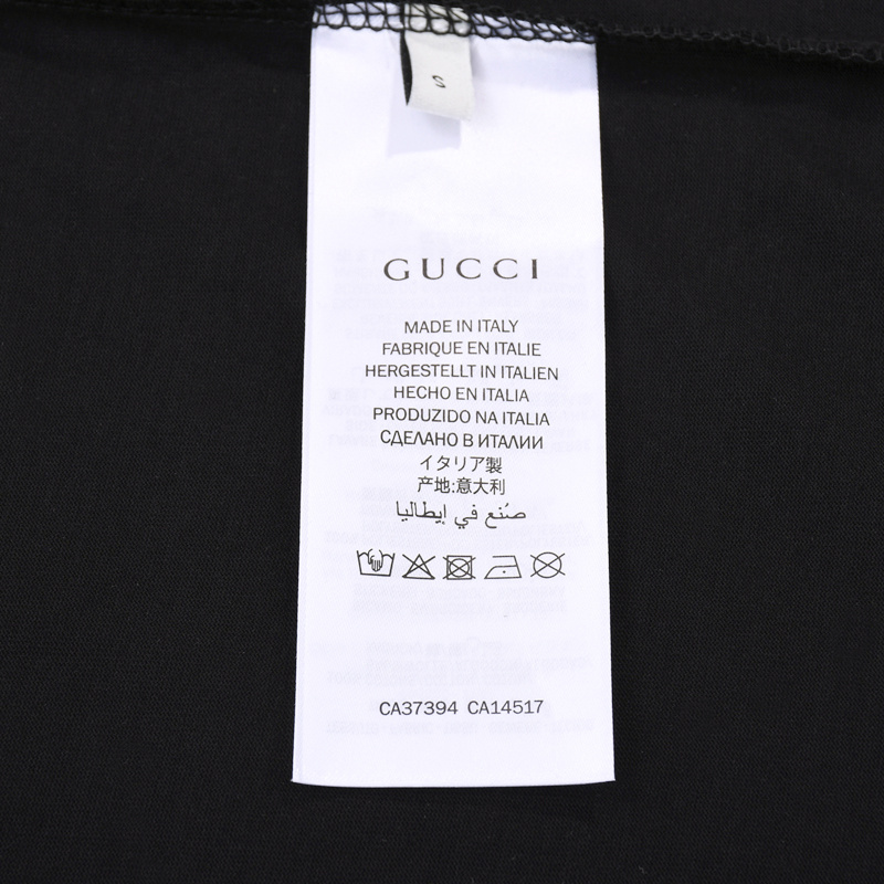 Футболка Gucci Smile "Black" фото № 2