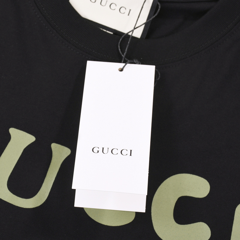 Футболка Gucci Smile "Black" фото № 8
