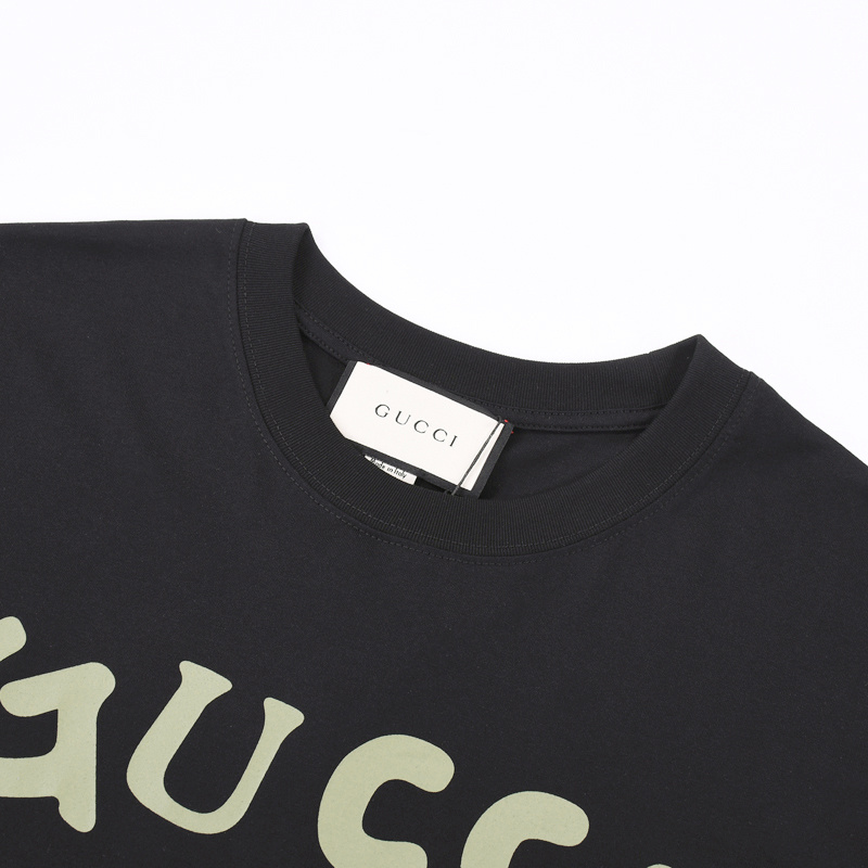 Футболка Gucci Smile "Black" фото № 5