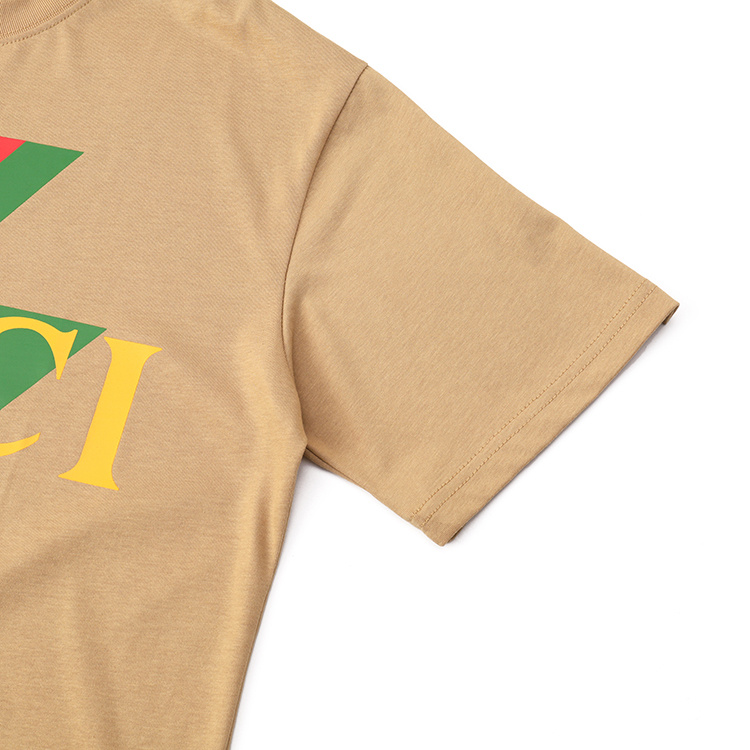 Футболка Gucci Big Print "Beige" фото № 4