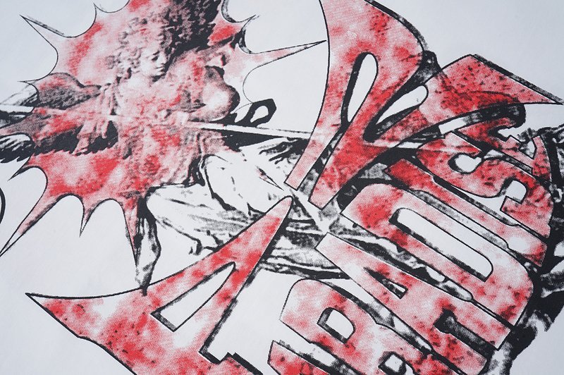 Футболка Hellstar Back Inscription Bigger Than Satan "White" фото № 3