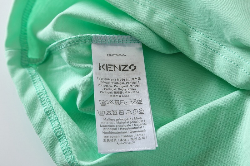 Футболка Kenzo Tiger Head "Mint" фото № 4