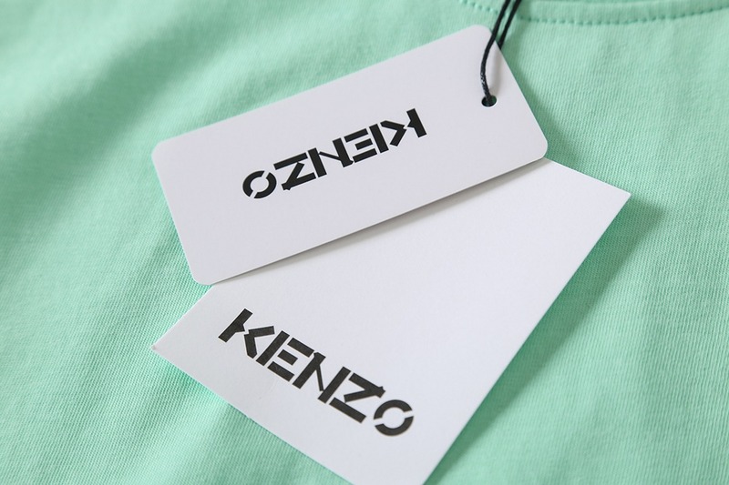 Футболка Kenzo Tiger Head "Mint" фото № 8