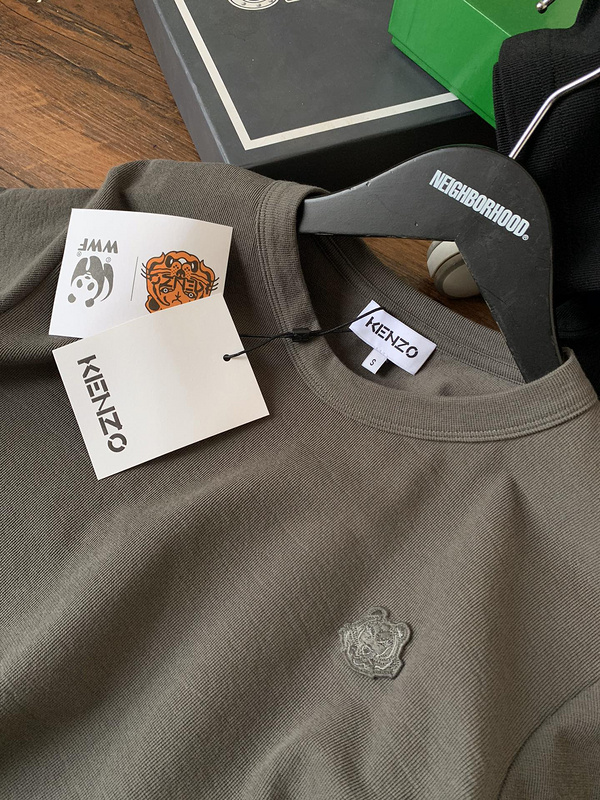 Футболка Kenzo Little Tiger Emblem "Brown" фото № 2