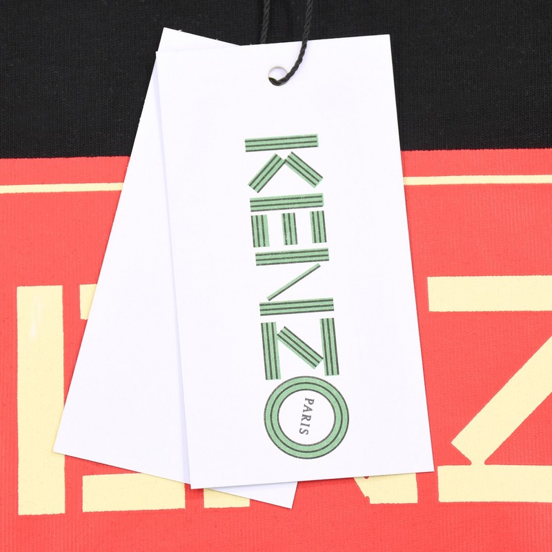 Футболка Kenzo With A Printed Nameplate "Black" фото № 5