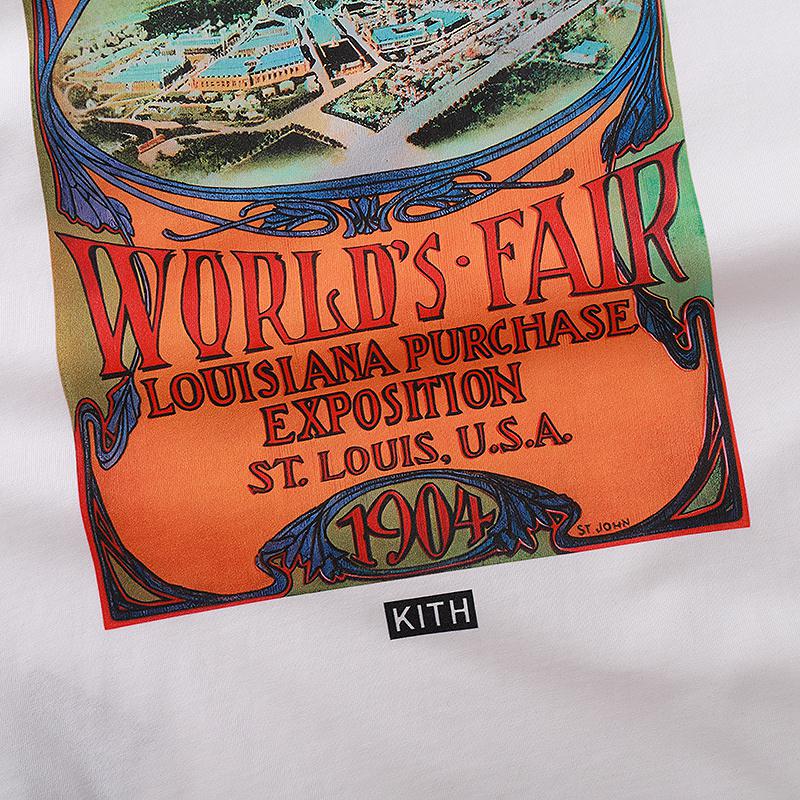 Футболка Kith World's Fair "White" фото № 4