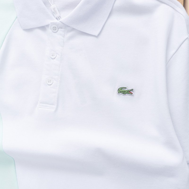 Футболка Lacoste Three Colorful Parts "Green" фото № 2