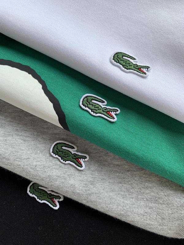Футболка Lacoste Print of Children and Animals "Green" фото № 4