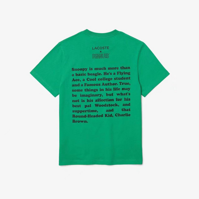 Футболка Lacoste Print of Children and Animals "Green" фото № 8