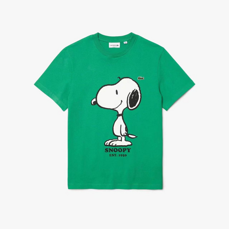 Футболка Lacoste Print of Children and Animals "Green" фото № 7