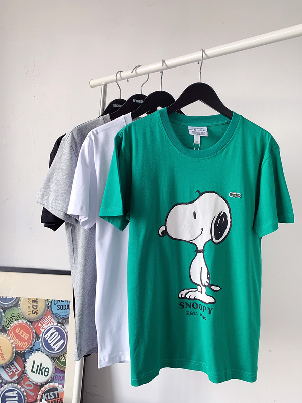 Футболка Lacoste Print of Children and Animals "Green" фото № 9