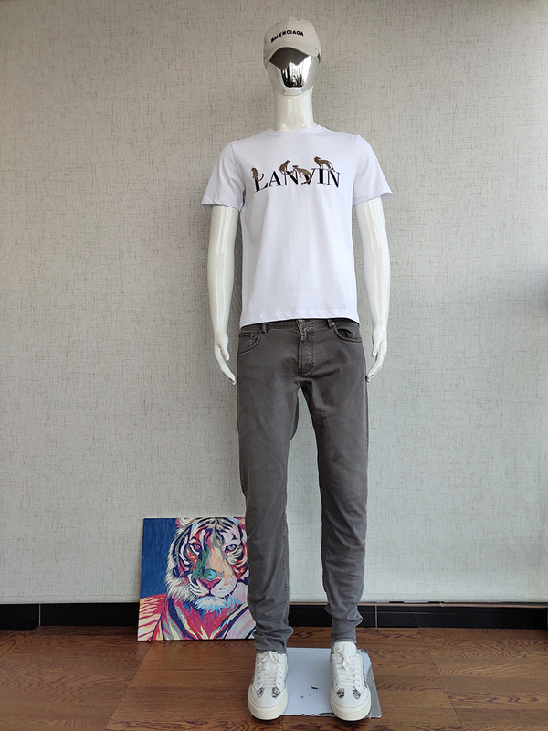 Футболка Lanvin Leopard "White" фото № 4