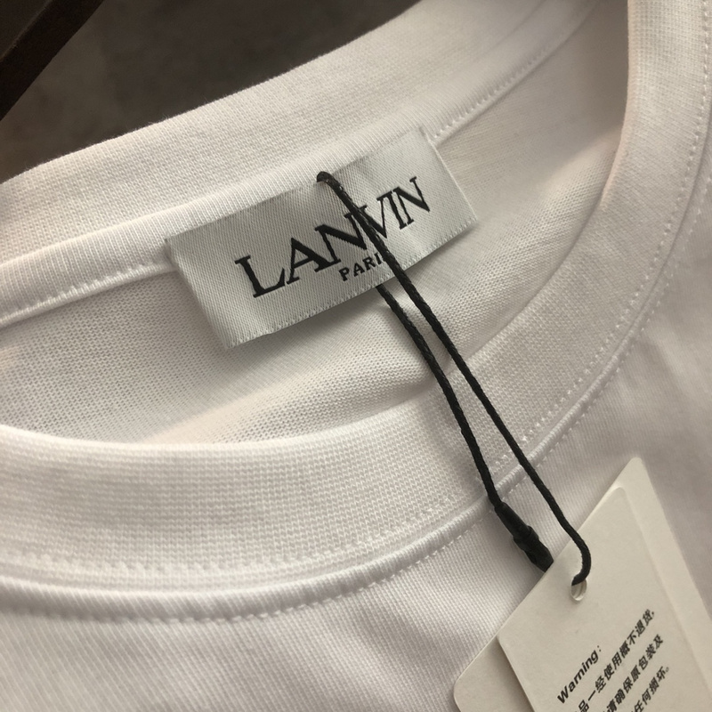 Футболка Lanvin Leopard "White" фото № 6