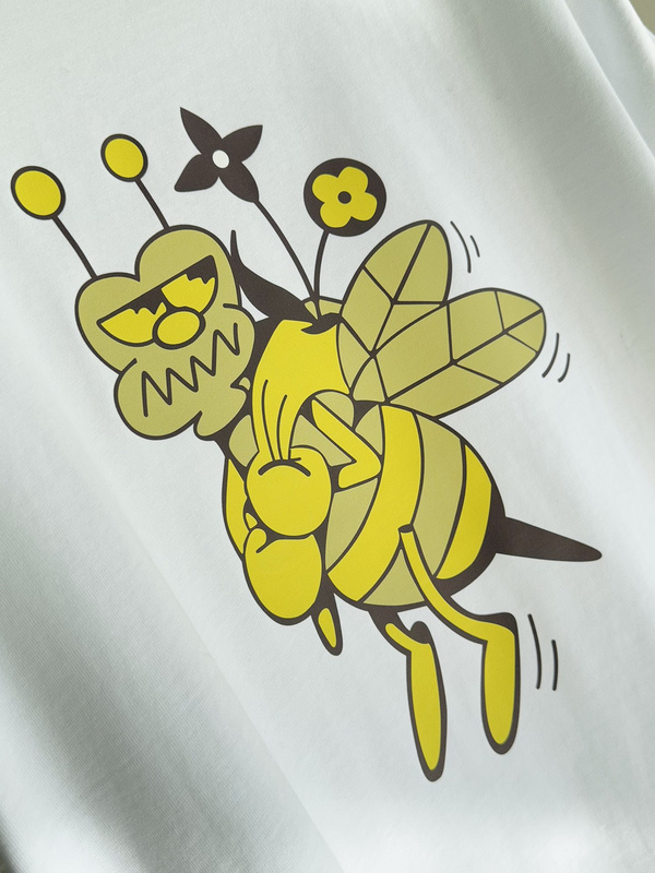 Футболка Louis Vuitton Big Bee "White" фото № 4