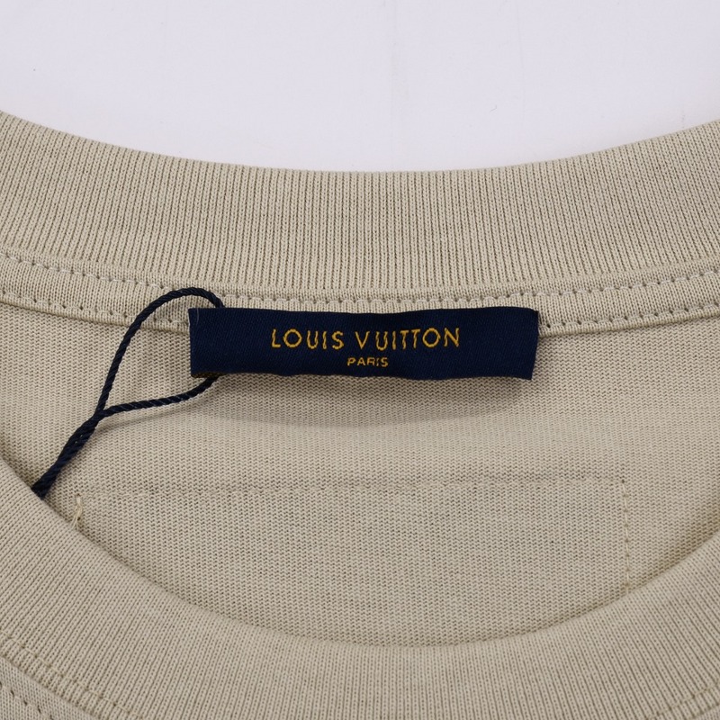 Футболка Louis Vuitton Locks And Keys "Beige" фото № 2