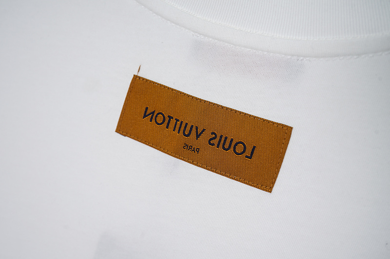 Футболка Louis Vuitton Print With Logos And Notes "White" фото № 3