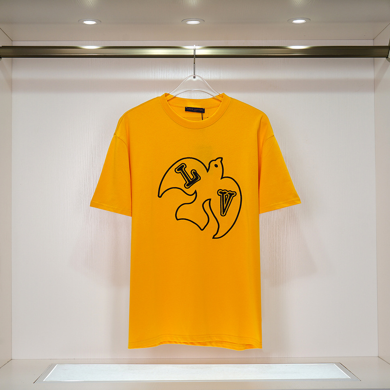 Футболка Louis Vuitton Bird With Logo "Orange/Yellow" фото № 2
