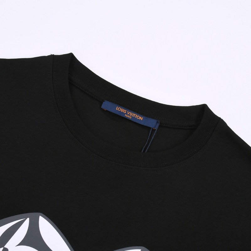 Футболка Louis Vuitton With Branded Emblem "Black" фото № 3