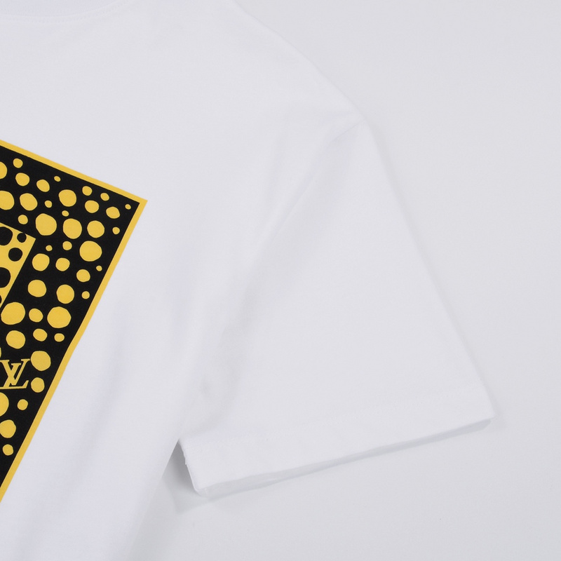 Футболка Louis Vuitton With Polka Dot Logo "White" фото № 3