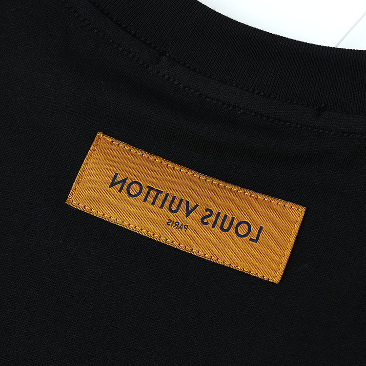 Футболка Louis Vuitton Print With Silhouettes Of People "Black" фото № 5