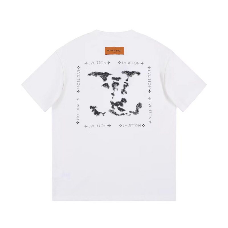 Футболка Louis Vuitton Logo Smoke "White" фото № 2