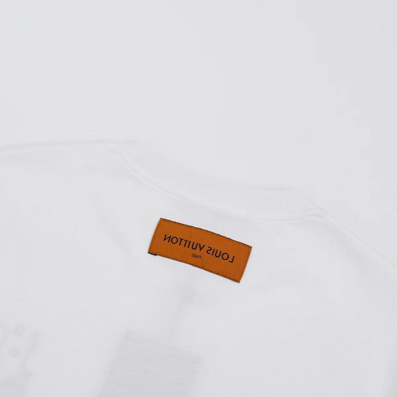 Футболка Louis Vuitton Branded Lock And Key Print "White" фото № 5