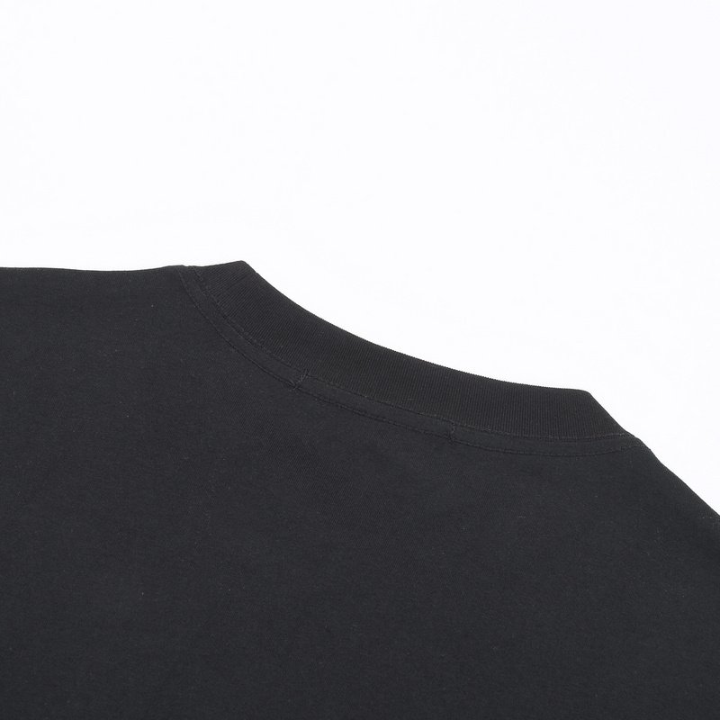 Футболка Louis Vuitton With Three Emblems Brand "Black" фото № 2