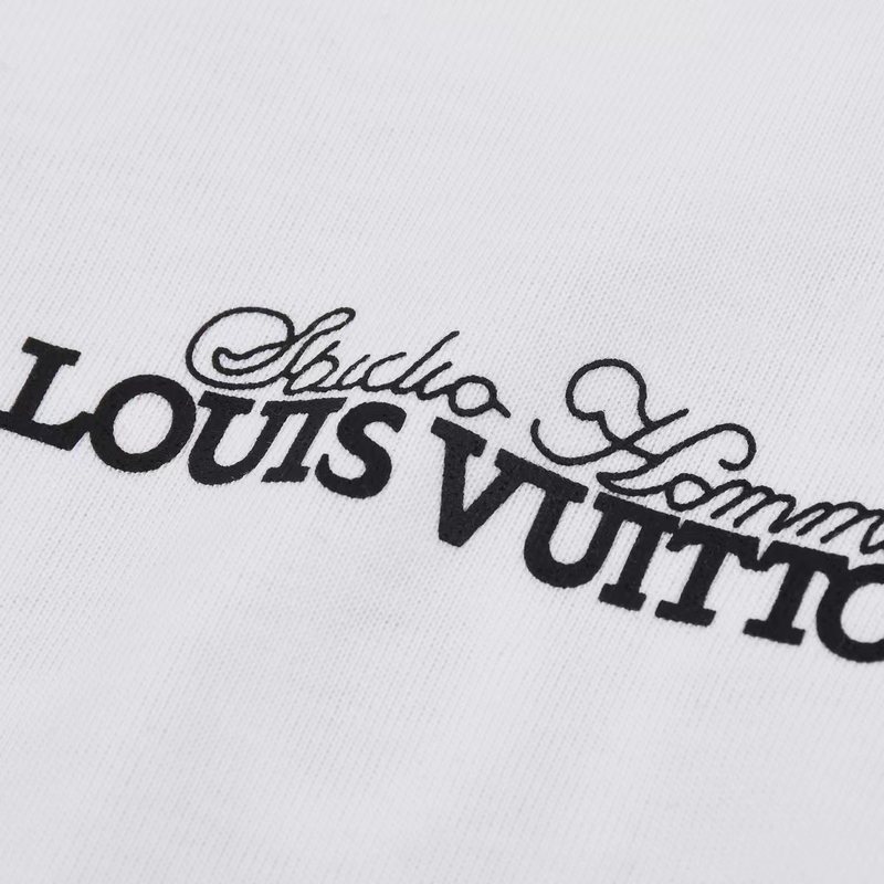 Футболка Louis Vuitton With Text Print On The Side "White" фото № 7