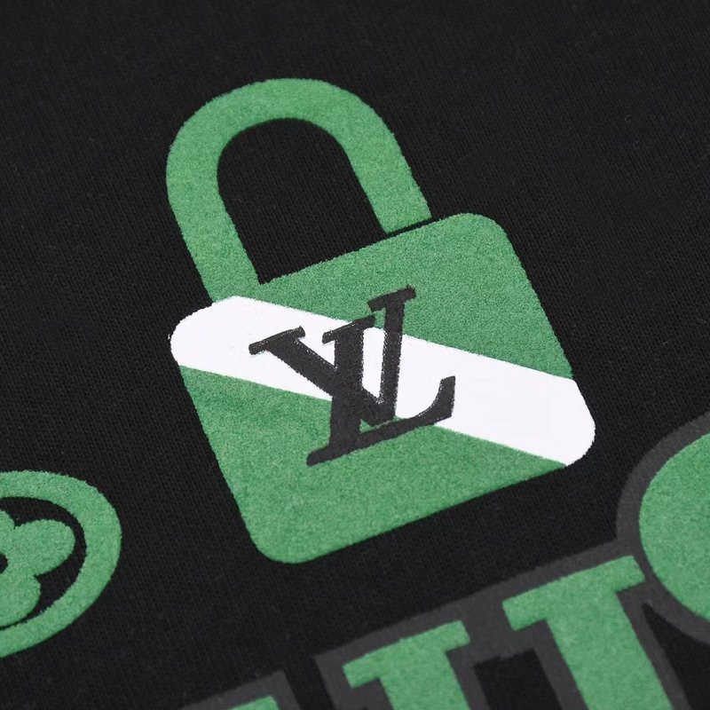 Футболка Louis Vuitton Key And Lock "Black" фото № 4