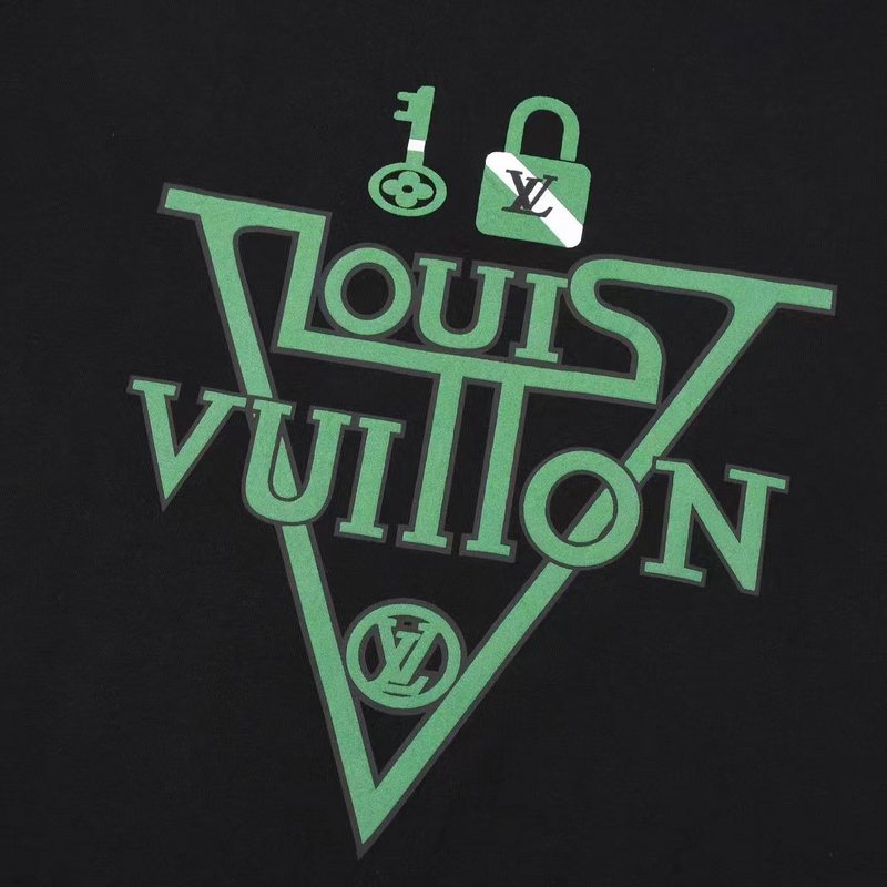 Футболка Louis Vuitton Key And Lock "Black" фото № 6