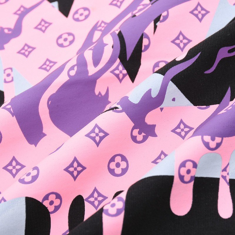 Футболка Louis Vuitton Pink Thread Logo "Black" фото № 8