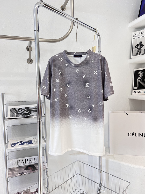 Футболка Louis Vuitton Gradient "Gray/White" фото № 2