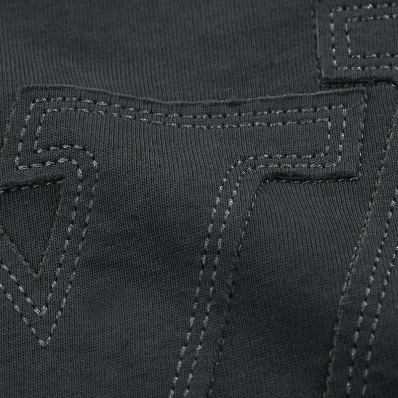 Футболка Louis Vuitton Embroidered Emblems With Logo "Gray" фото № 2